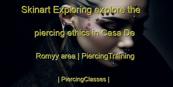 Skinart Exploring explore the piercing ethics in Casa De Romyy area | PiercingTraining | PiercingClasses | SkinartTraining-Mexico